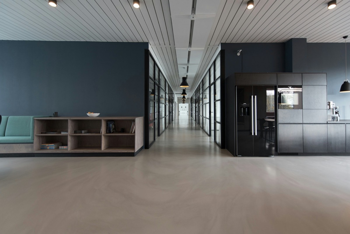 Contemporary office corridor
